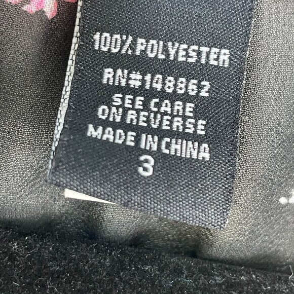 Torrid Womens Plus 3X Black Sheer Ruffle Front Hummingbird Tunic Top Blouse - Picture 4 of 8